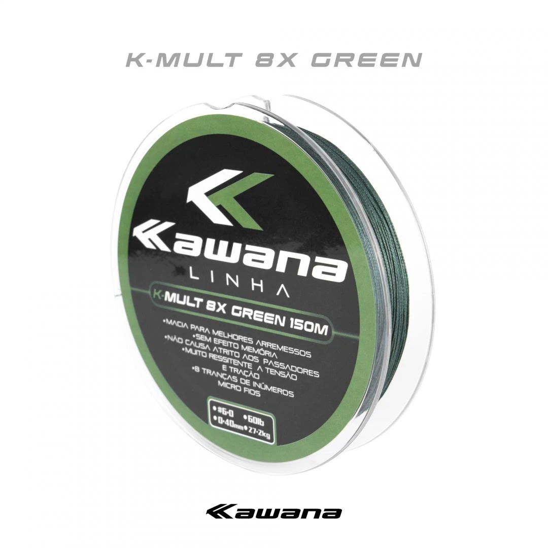 Linha KWN K-Mult 8X Green 150m $5.08