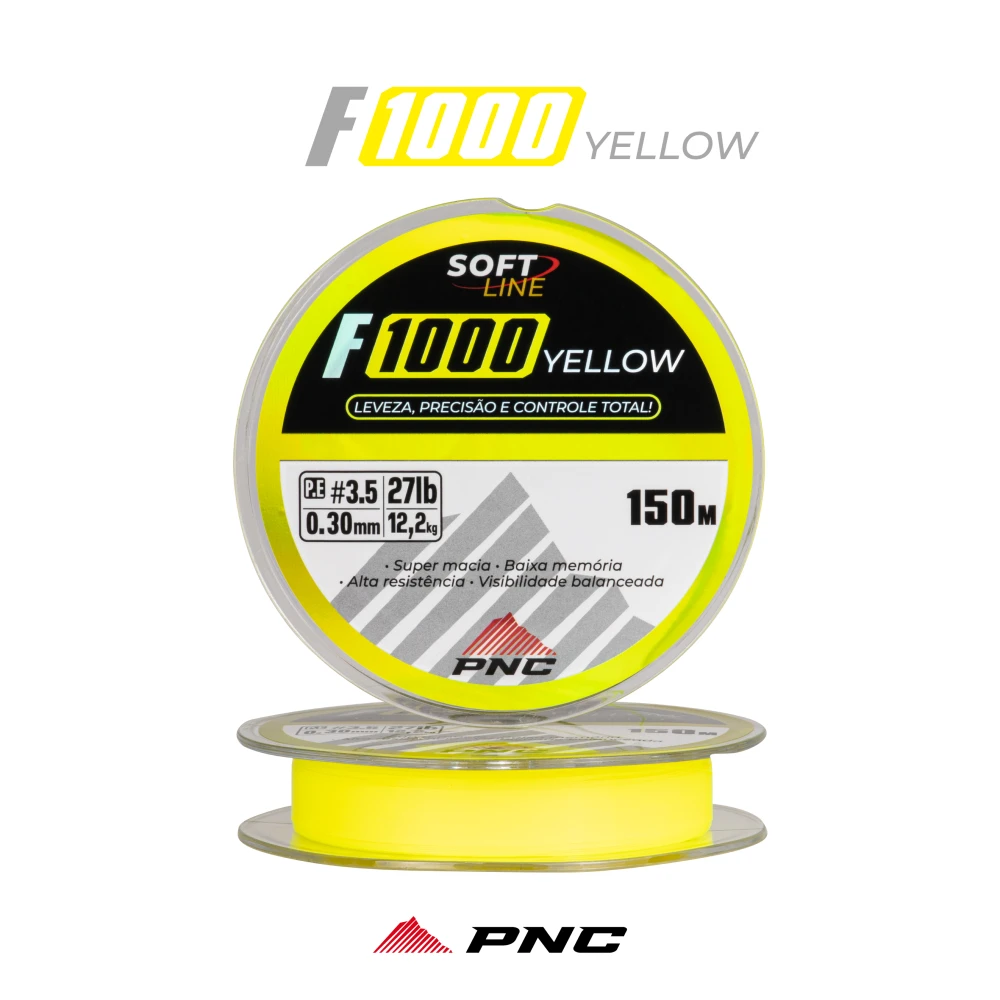 Linha PNC soft F1000 YELLOW 300m