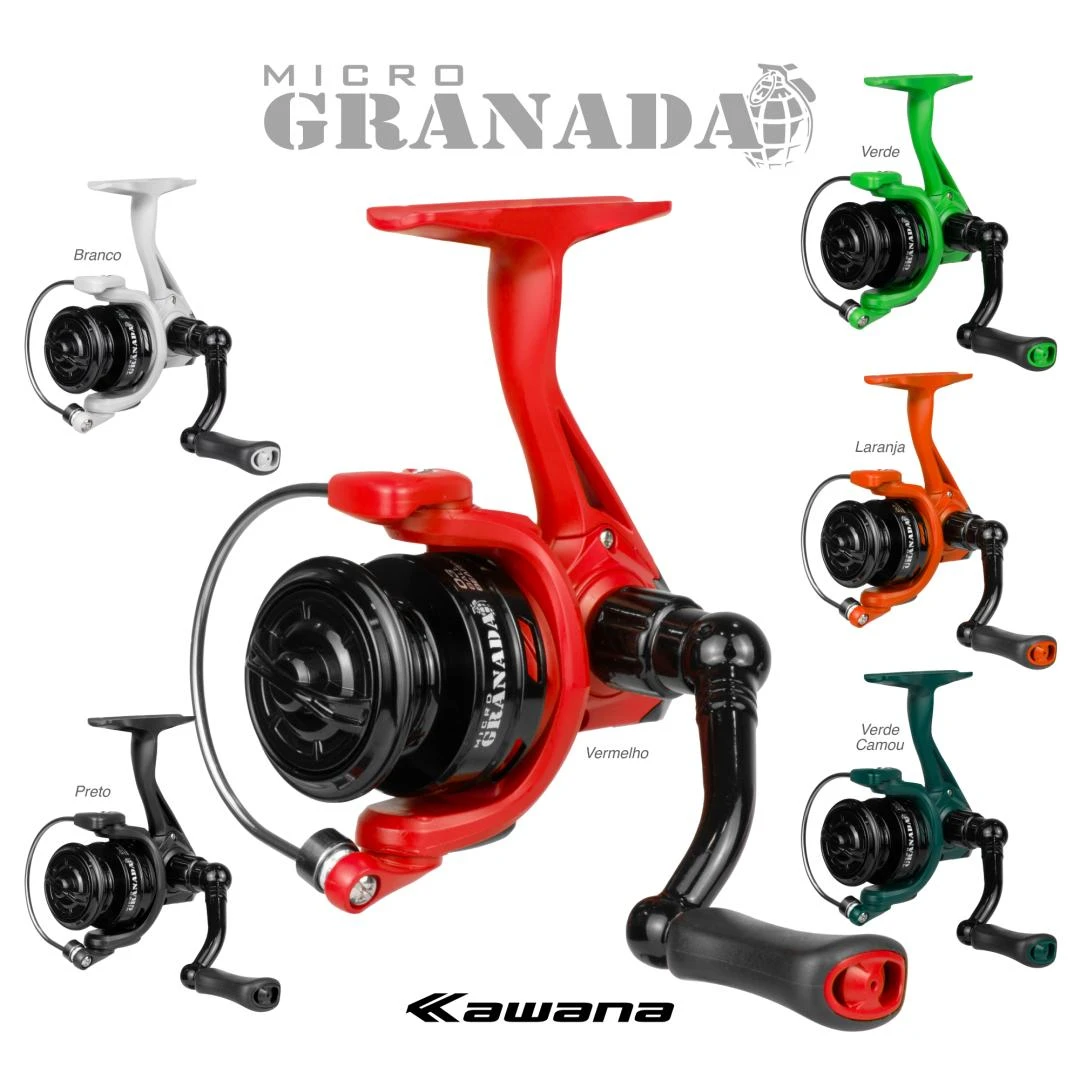 Granada MICRO - 3 Rol. Carretel alum. ( Varejo $ 6.46 )