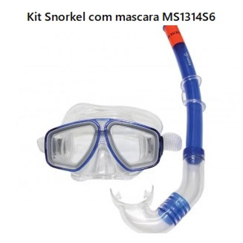 Kit Snorkel com mascara MS1314S6  << OFERTA 6.50 >>