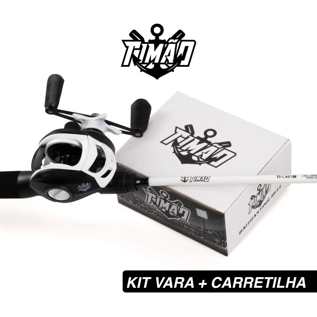KIT TIMÃO carret + Vara <11.70 VAREJO>