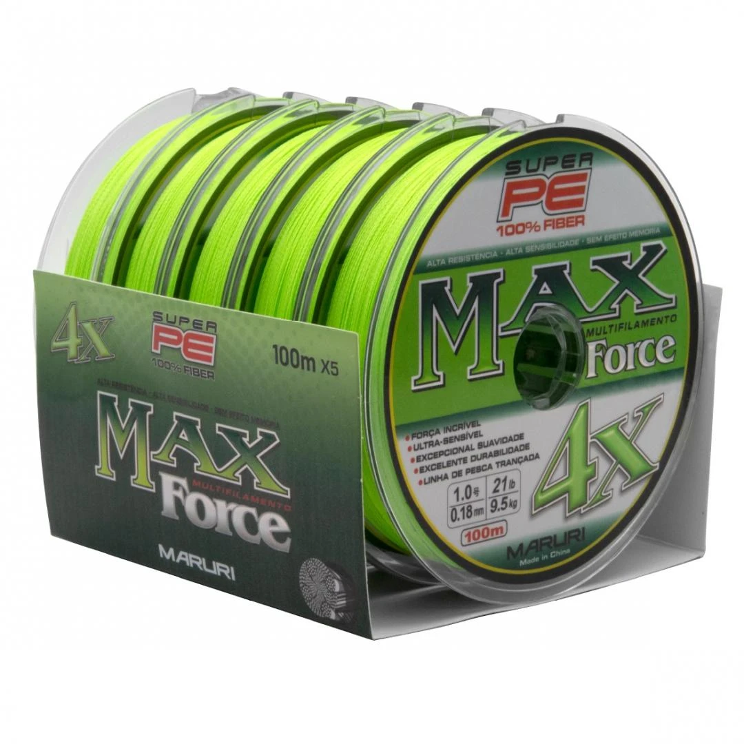 MULT 4X - 100m LEMON (Caixa c/ 05 pçs ) - PE MAX FORCE
