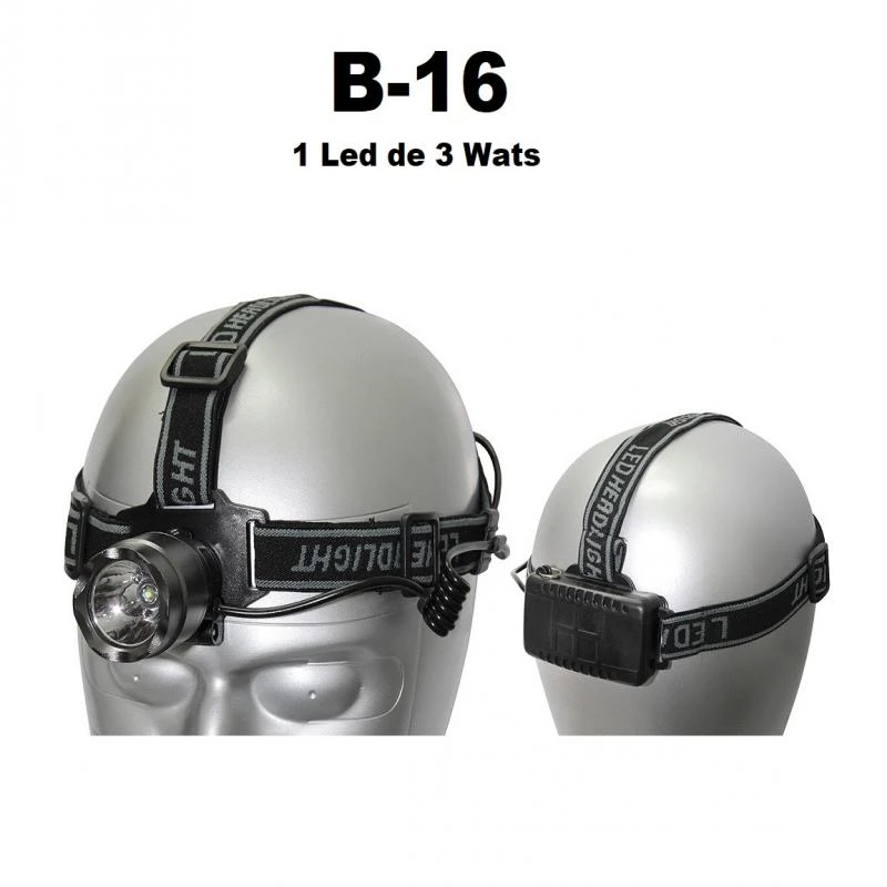 Lanterna de cabeça 1 Led 3 Wats #Promoção 8.90