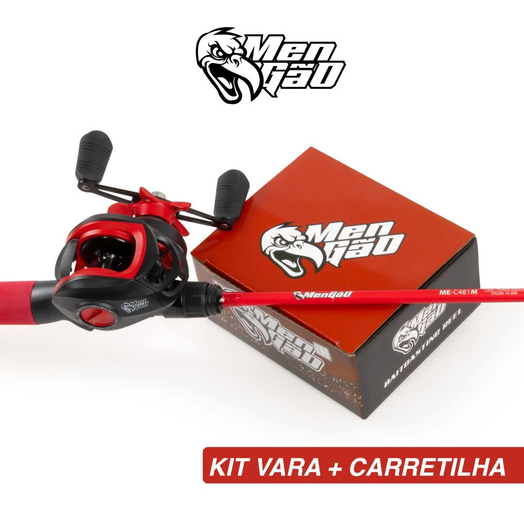 KIT MENGÃO carret + Vara <11.70 VAREJO>
