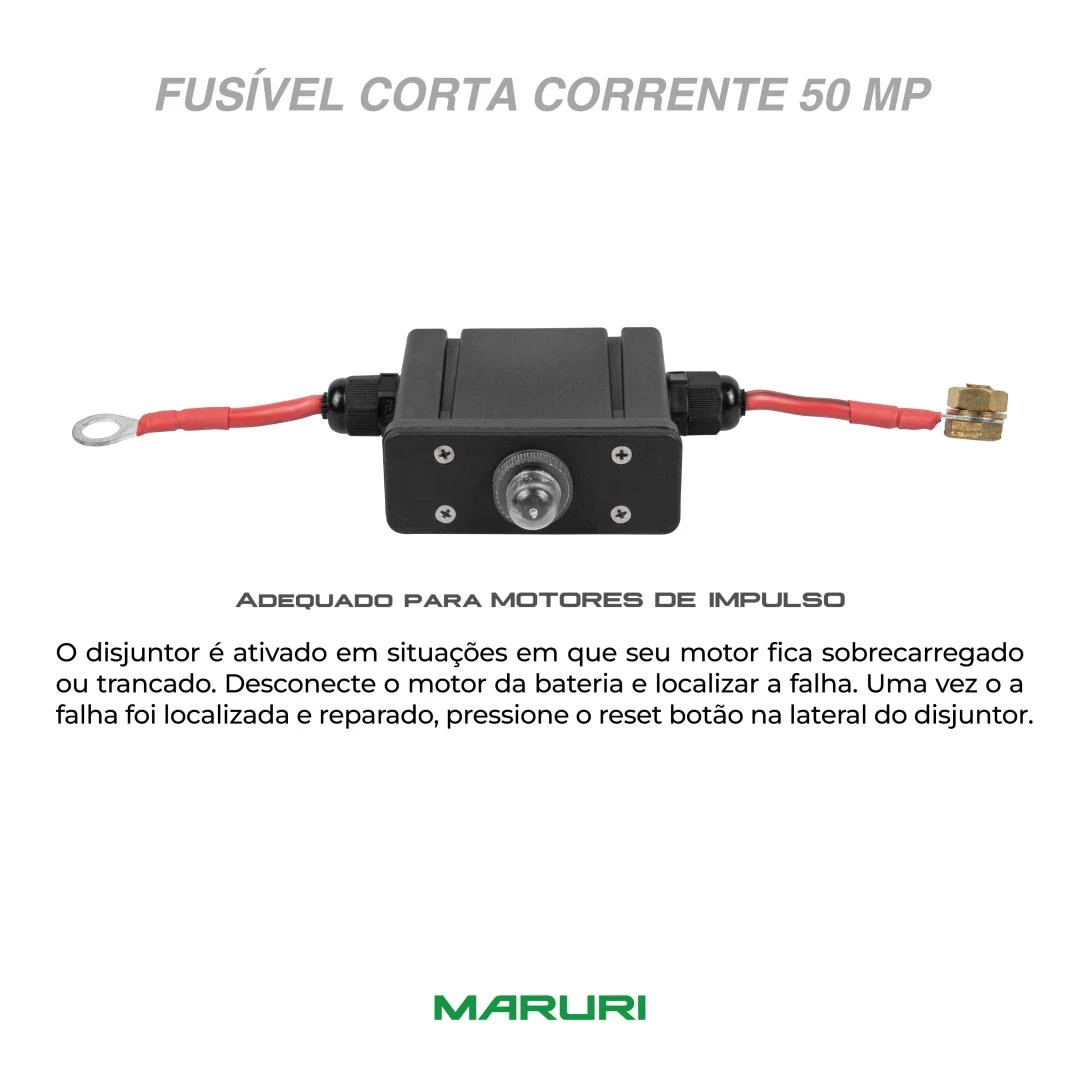 Peça motor elétrico - Fusivel Corta Corrente